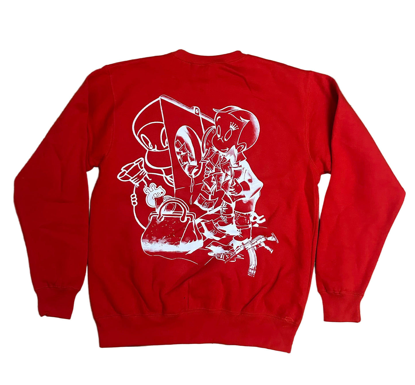 GB Red crewneck 