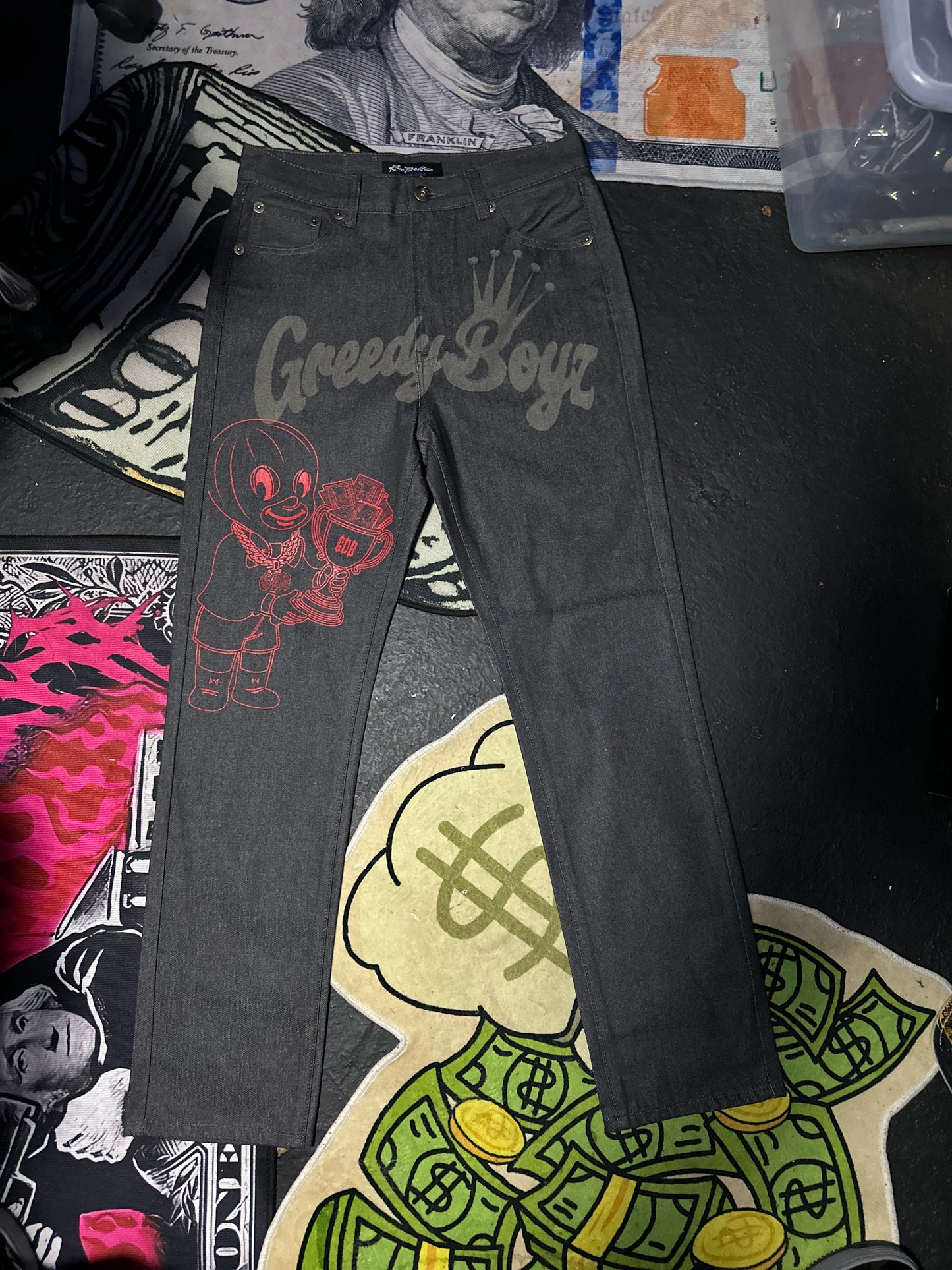 Charcoal GreedyBoyz pants