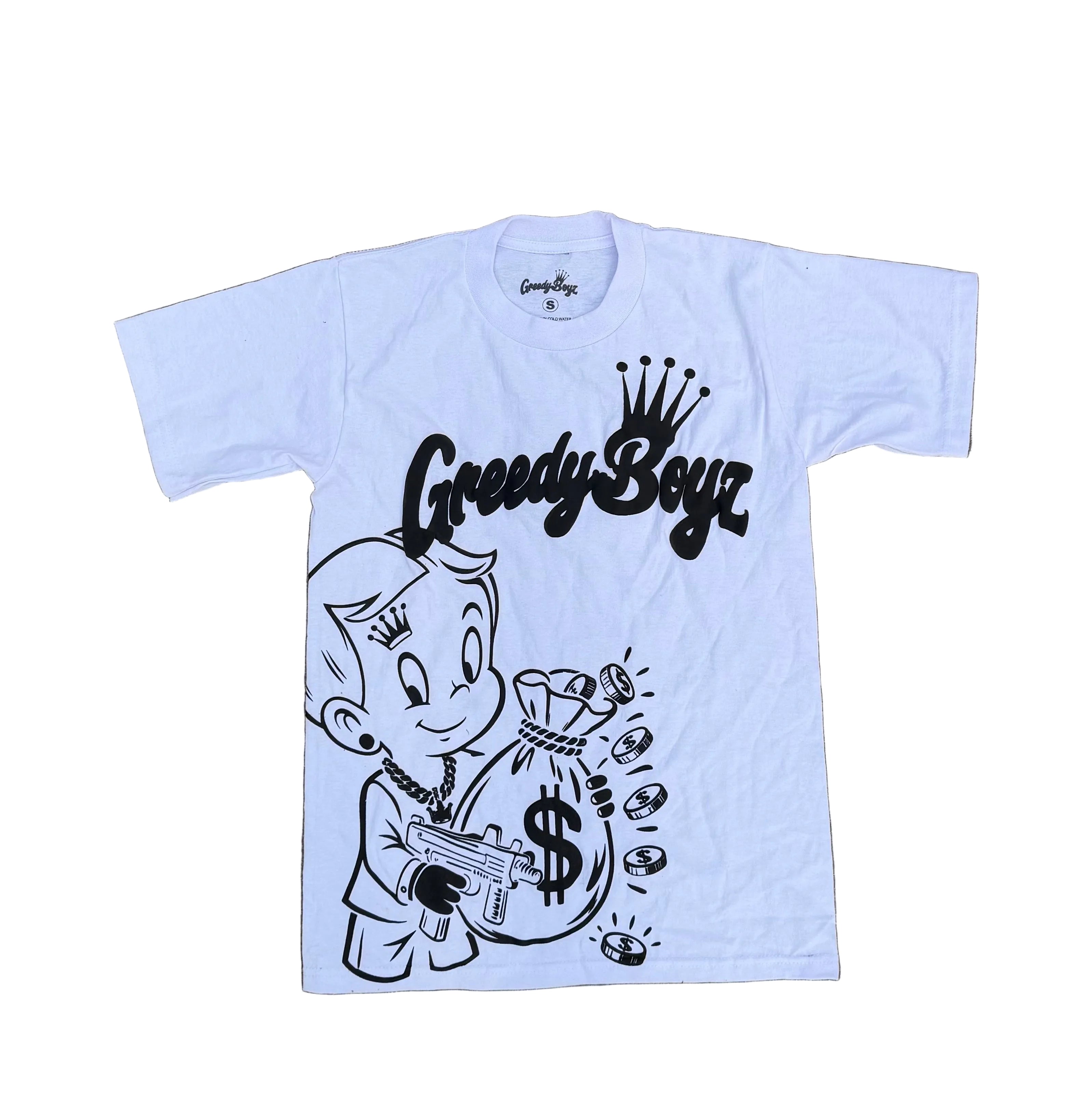 White GreedyBoyz T-shirt