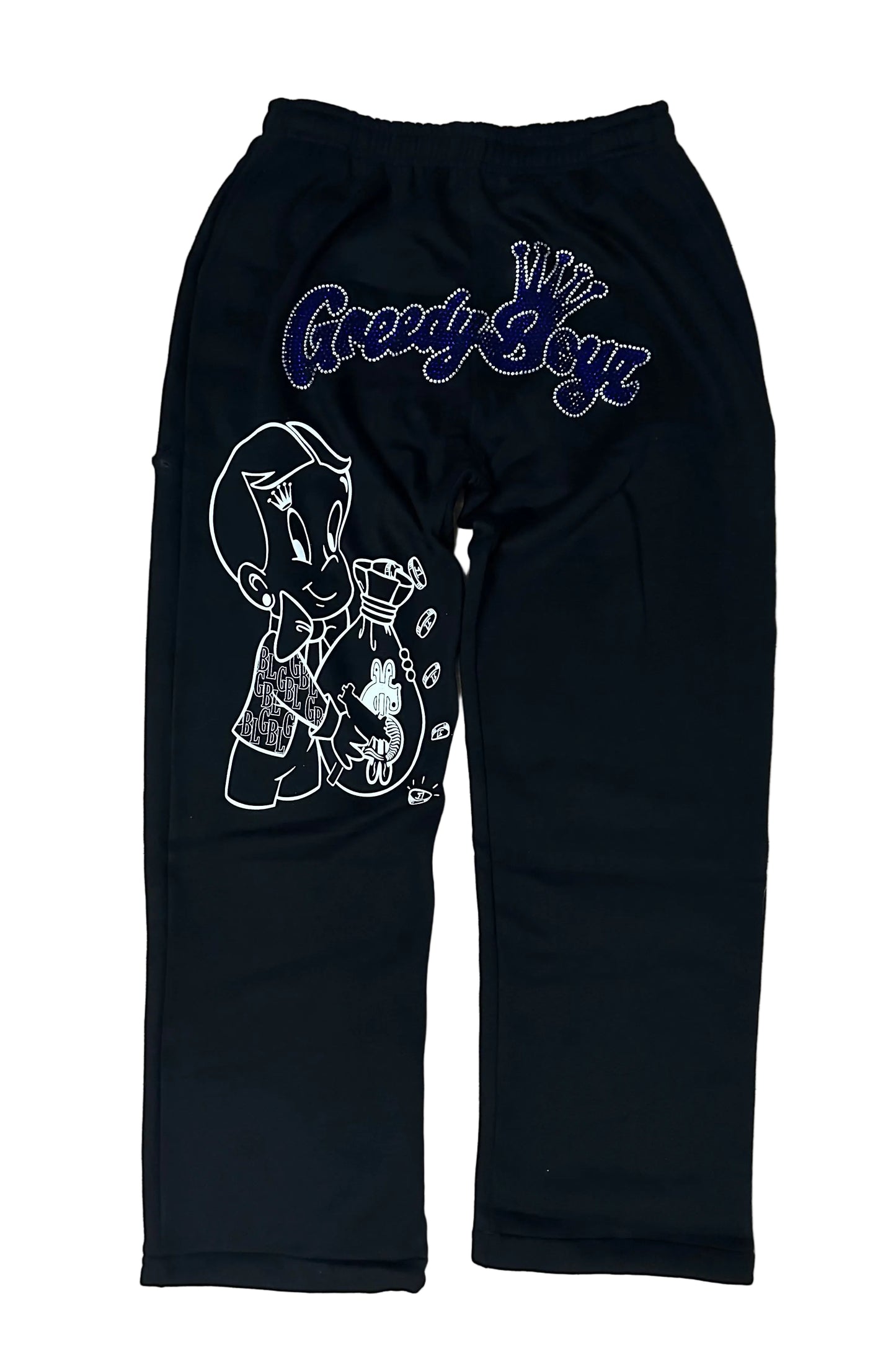 Rhinestone sweats #1