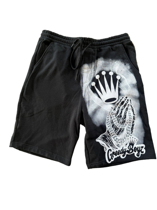 Black prayinghands short