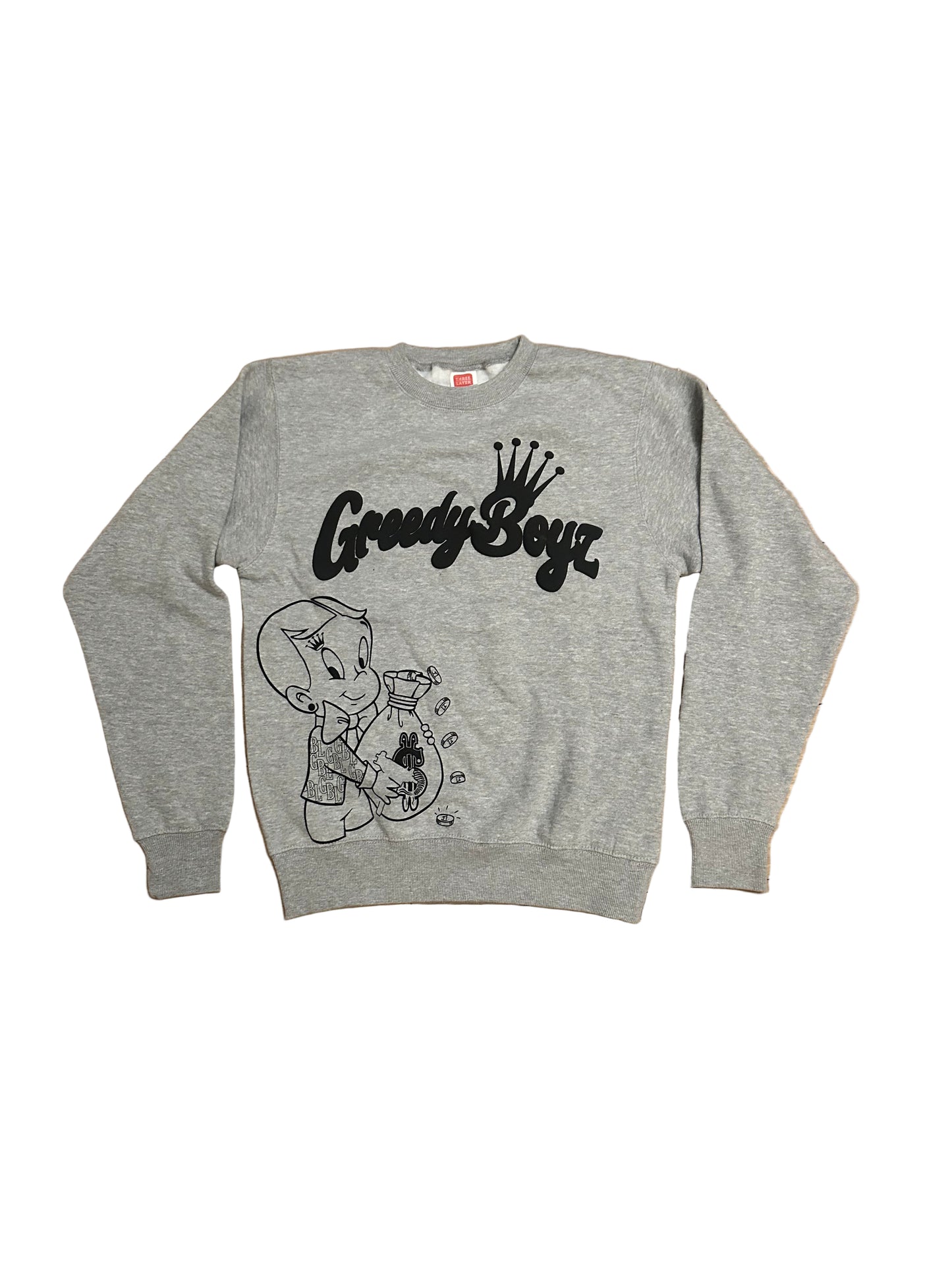 GB Gray crewneck