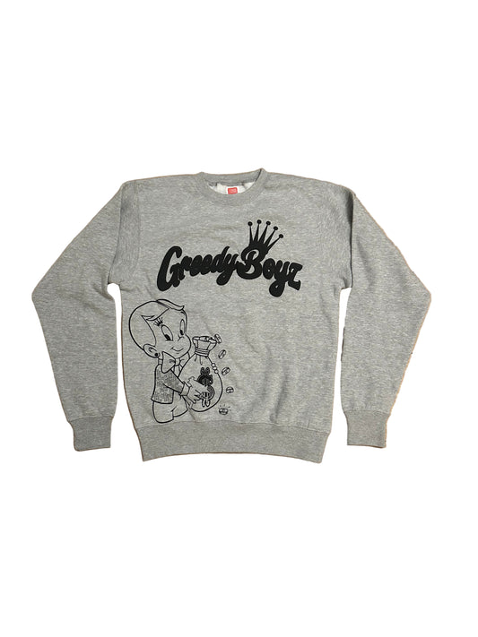 GB Gray crewneck