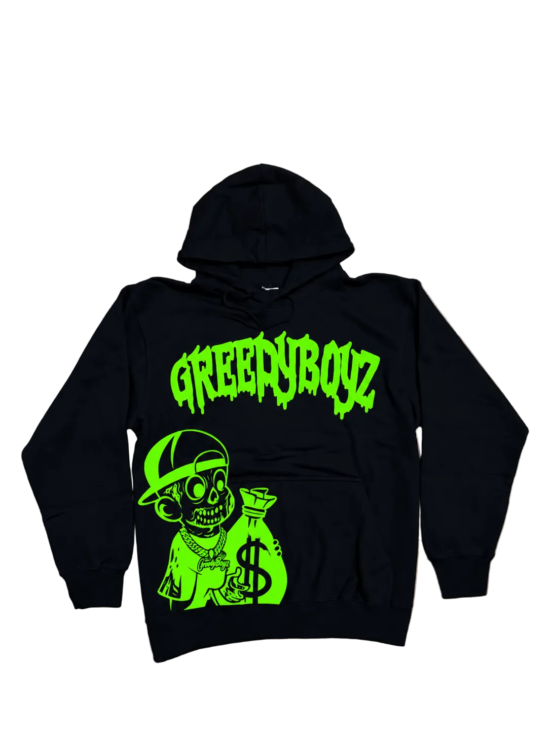 Green GreedyBoyz hoodie