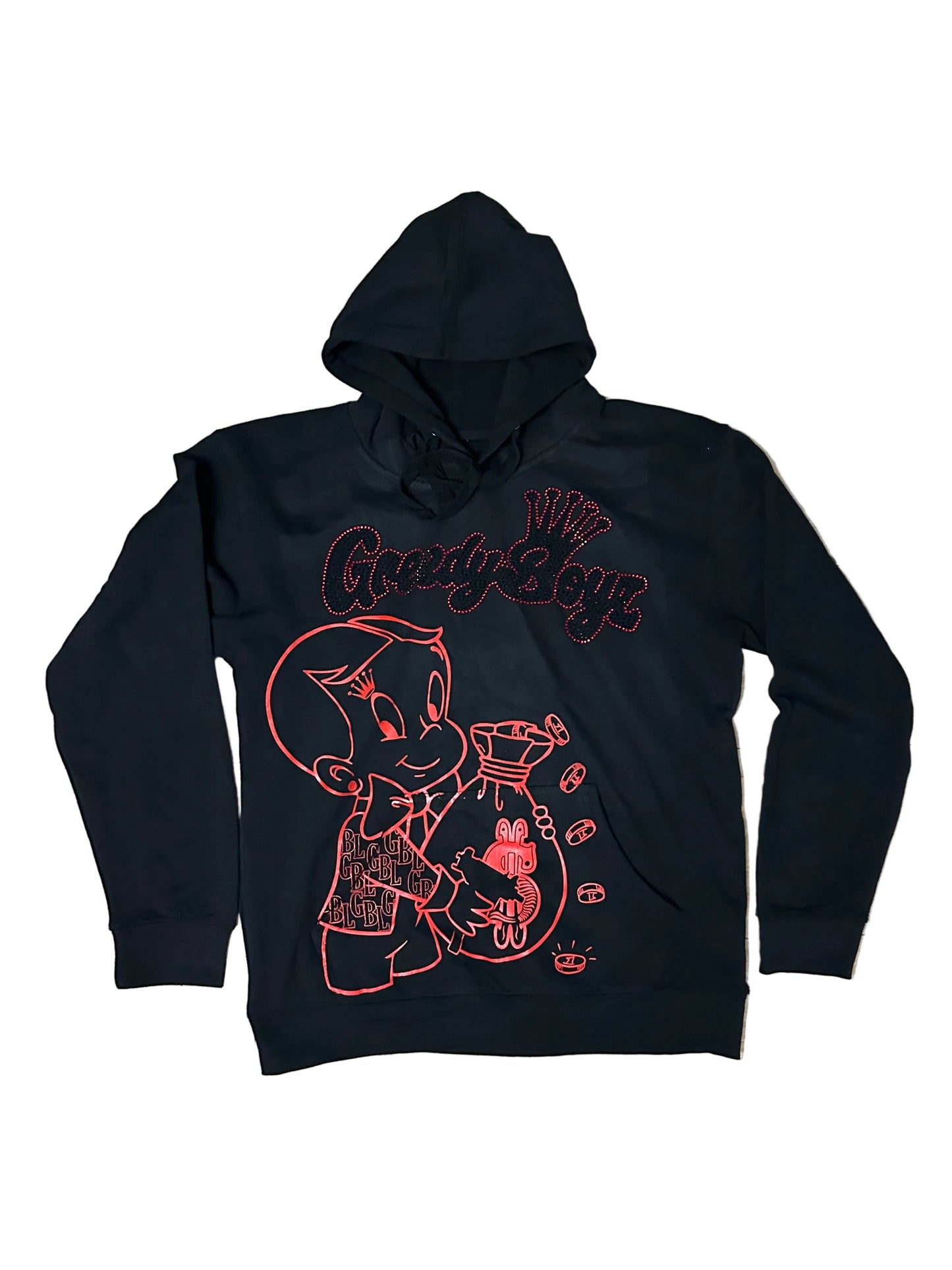 Rhinestone hoodie #3