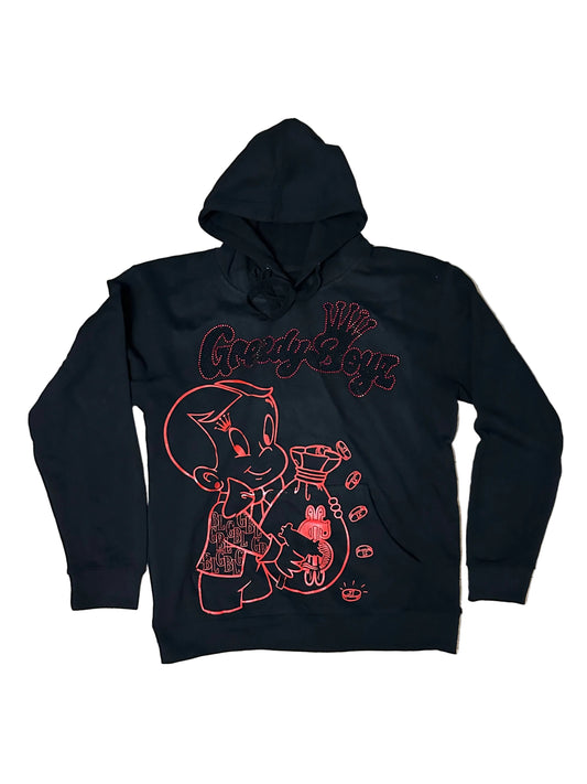Rhinestone hoodie #3