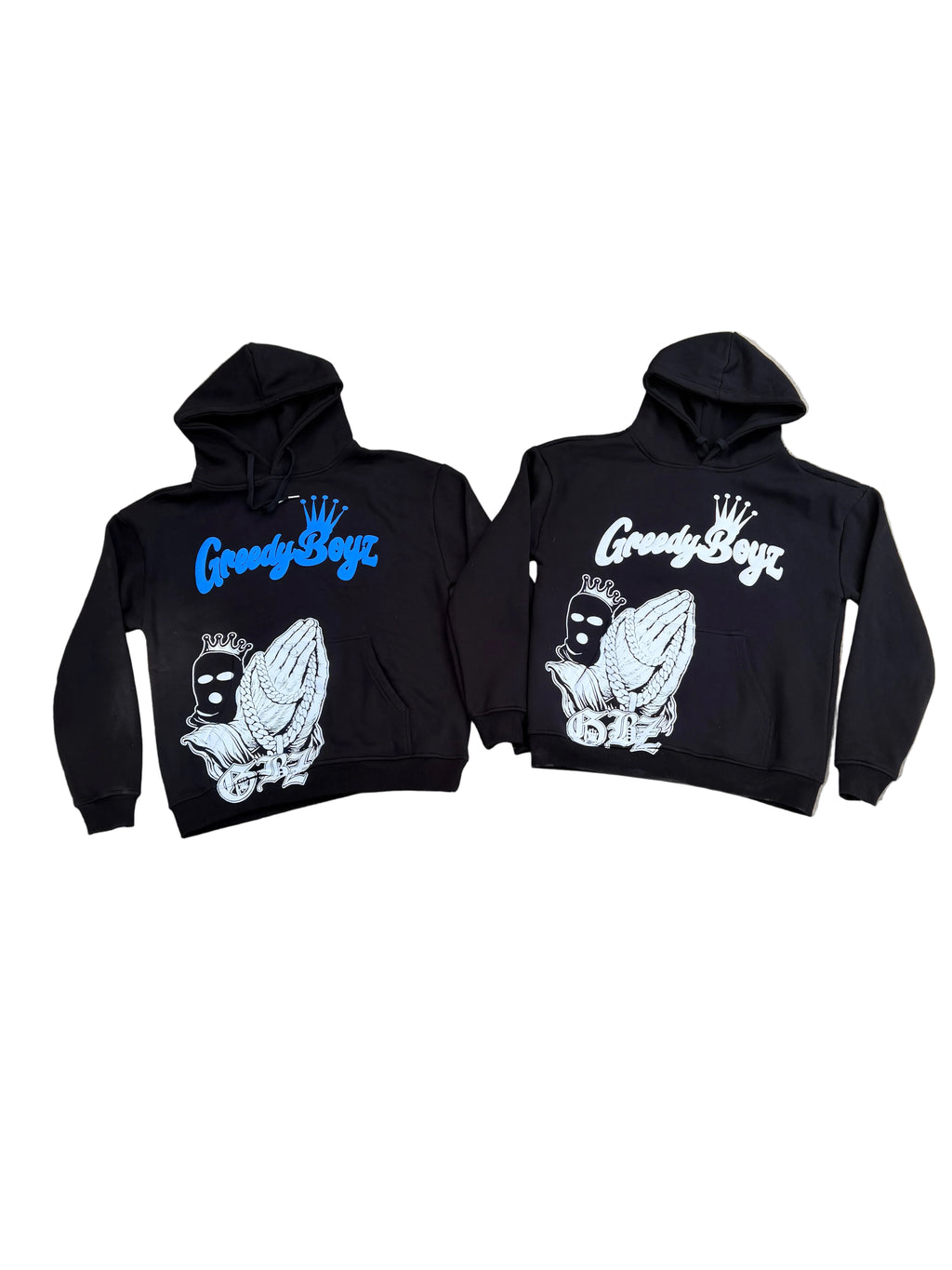 Black prayinghands hoodie ￼