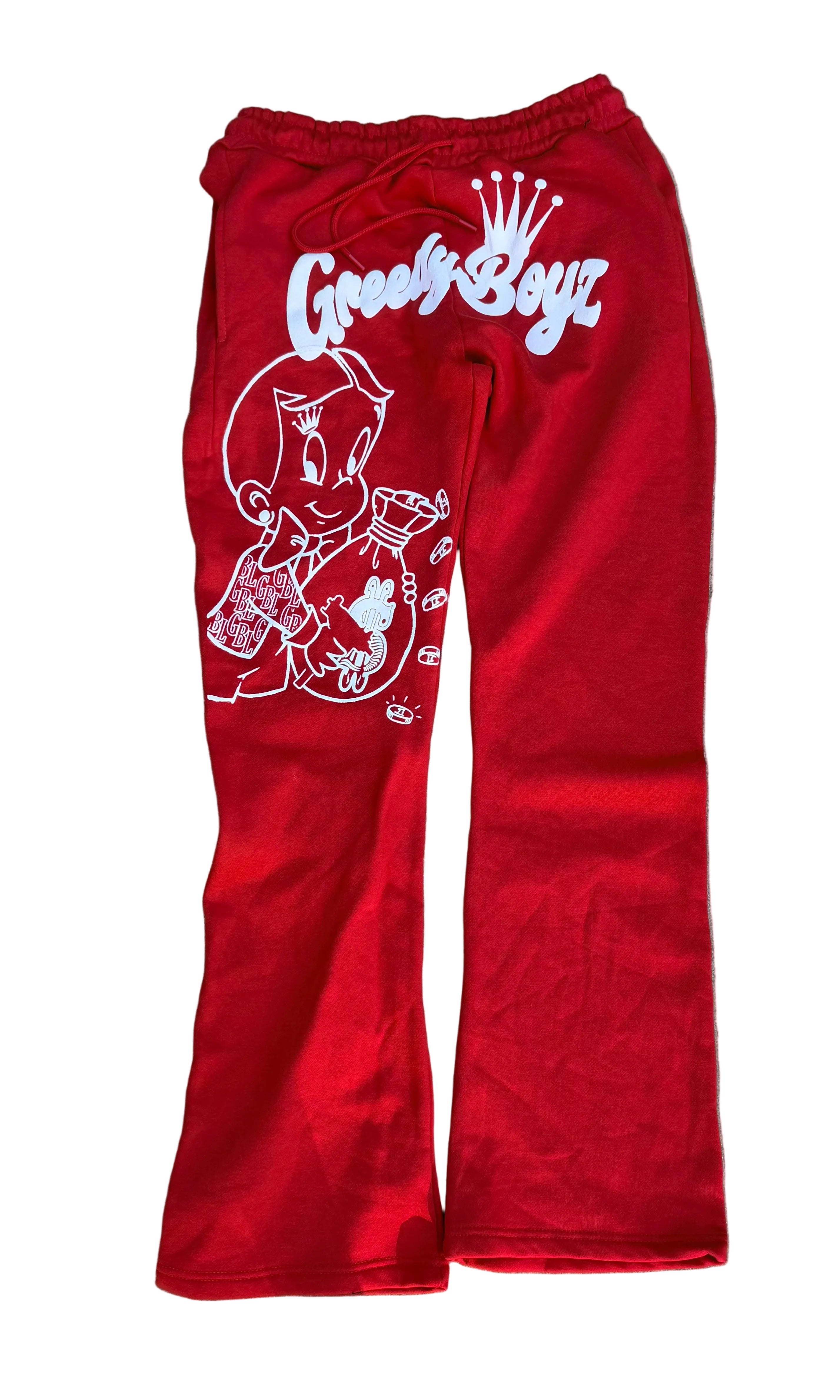#3 Red GreedyBoyz sweats ￼