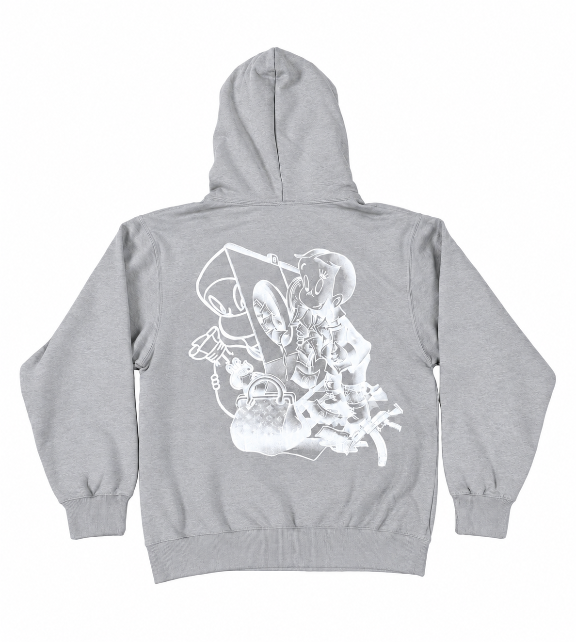 GreedyBoyz Gray Hoodie