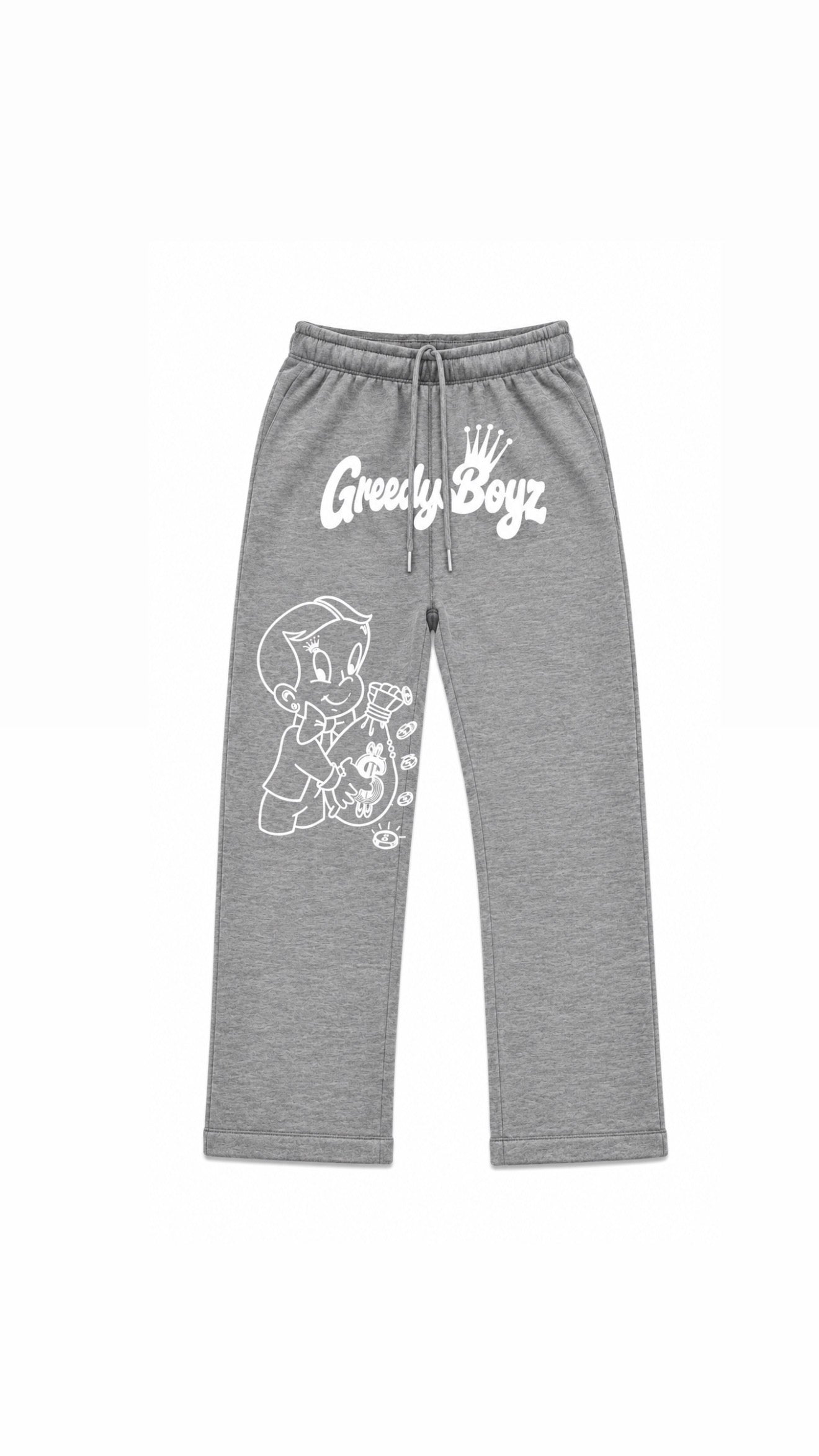 GreedyBoyz gray sweats