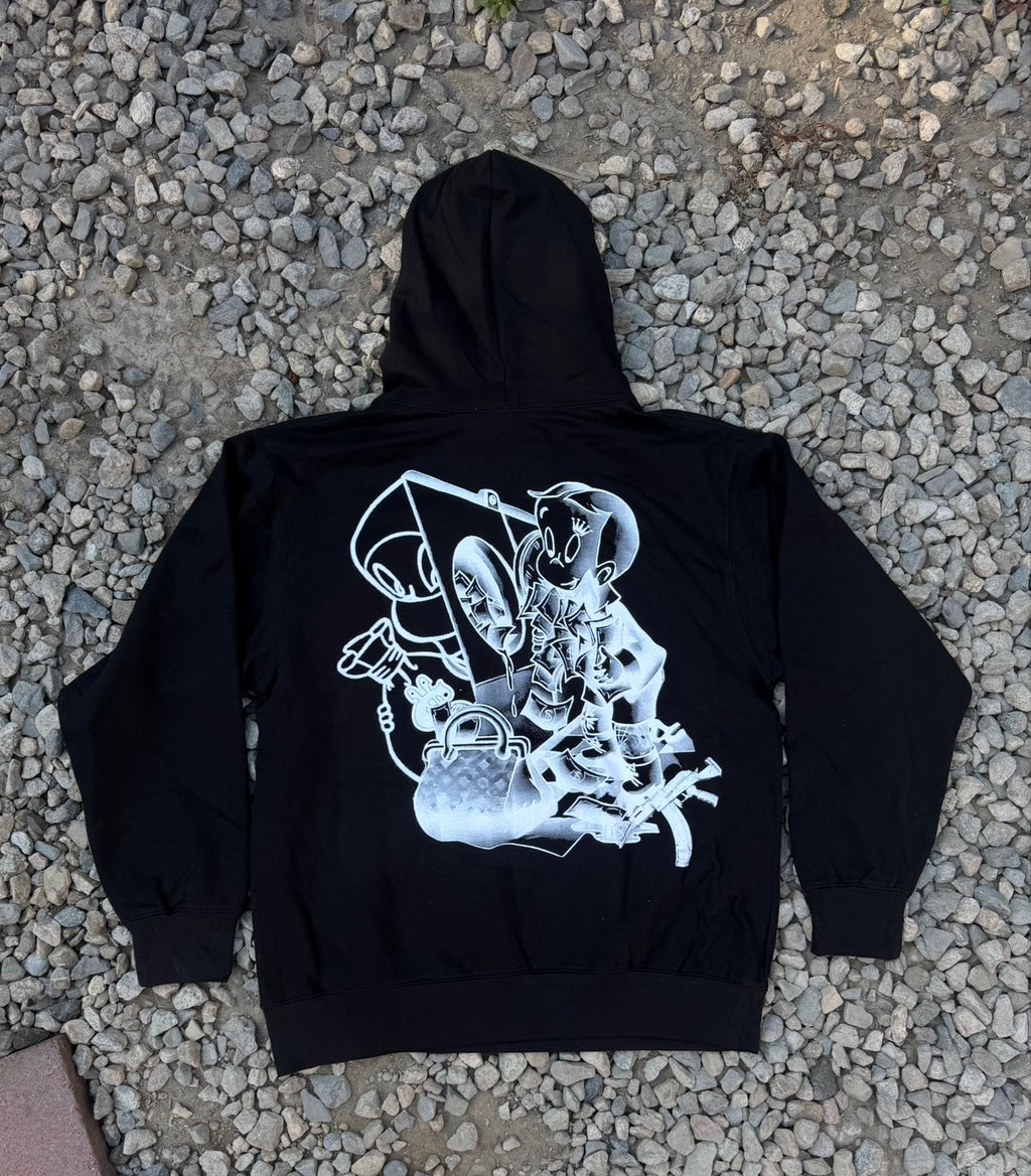 White GreedyBoyz Hoodie