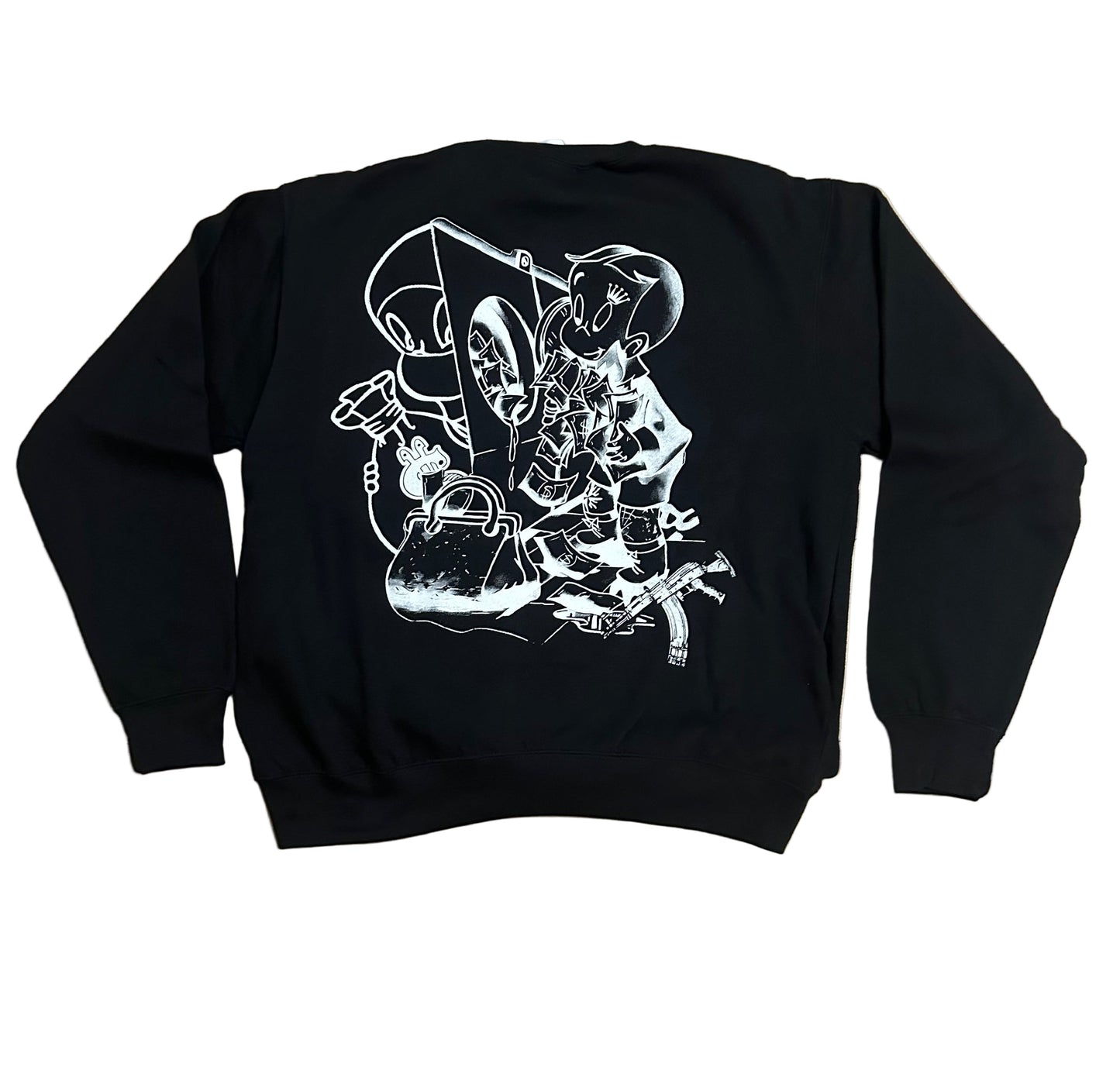 GB Black crewneck ￼