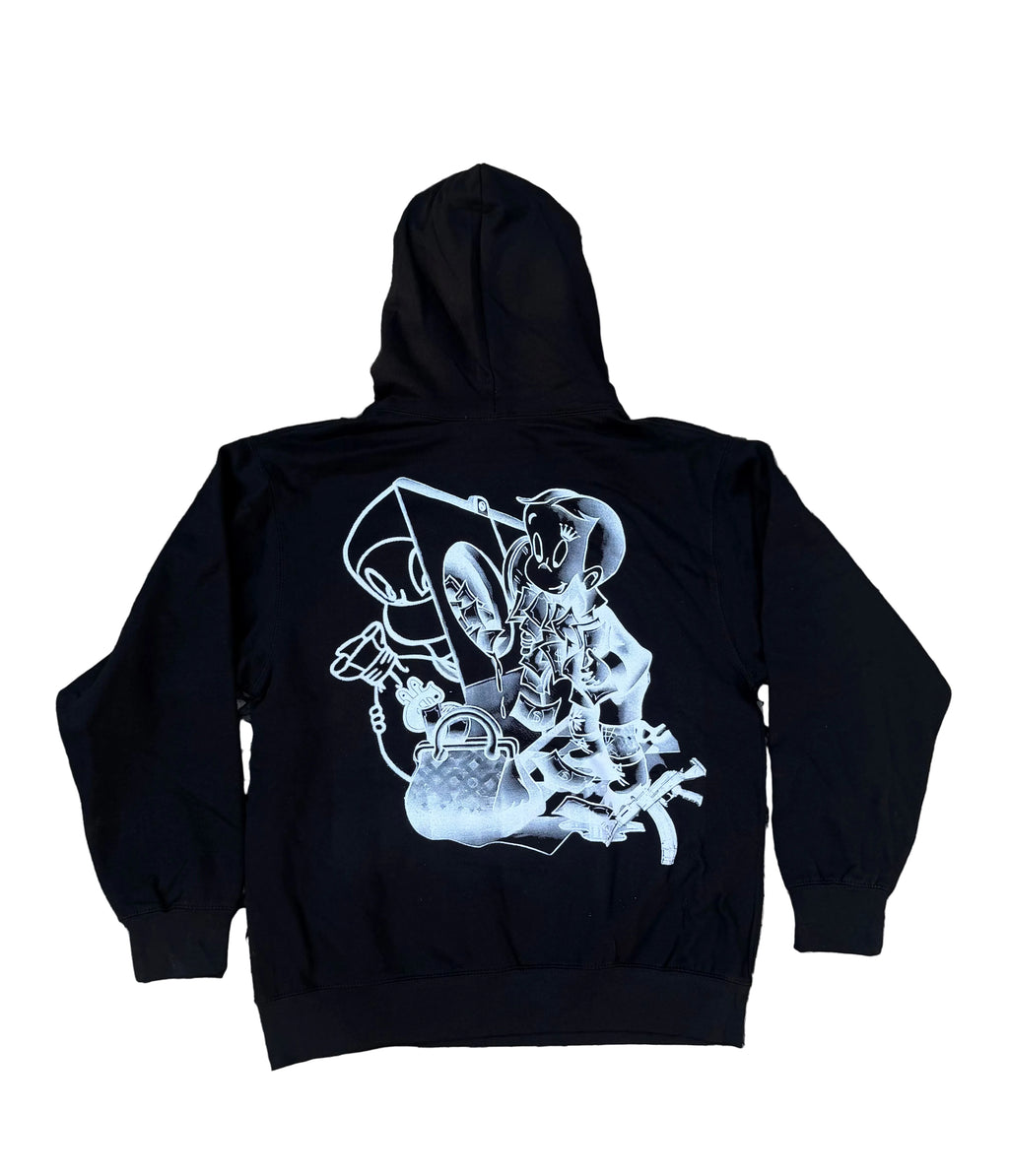 White GreedyBoyz Hoodie