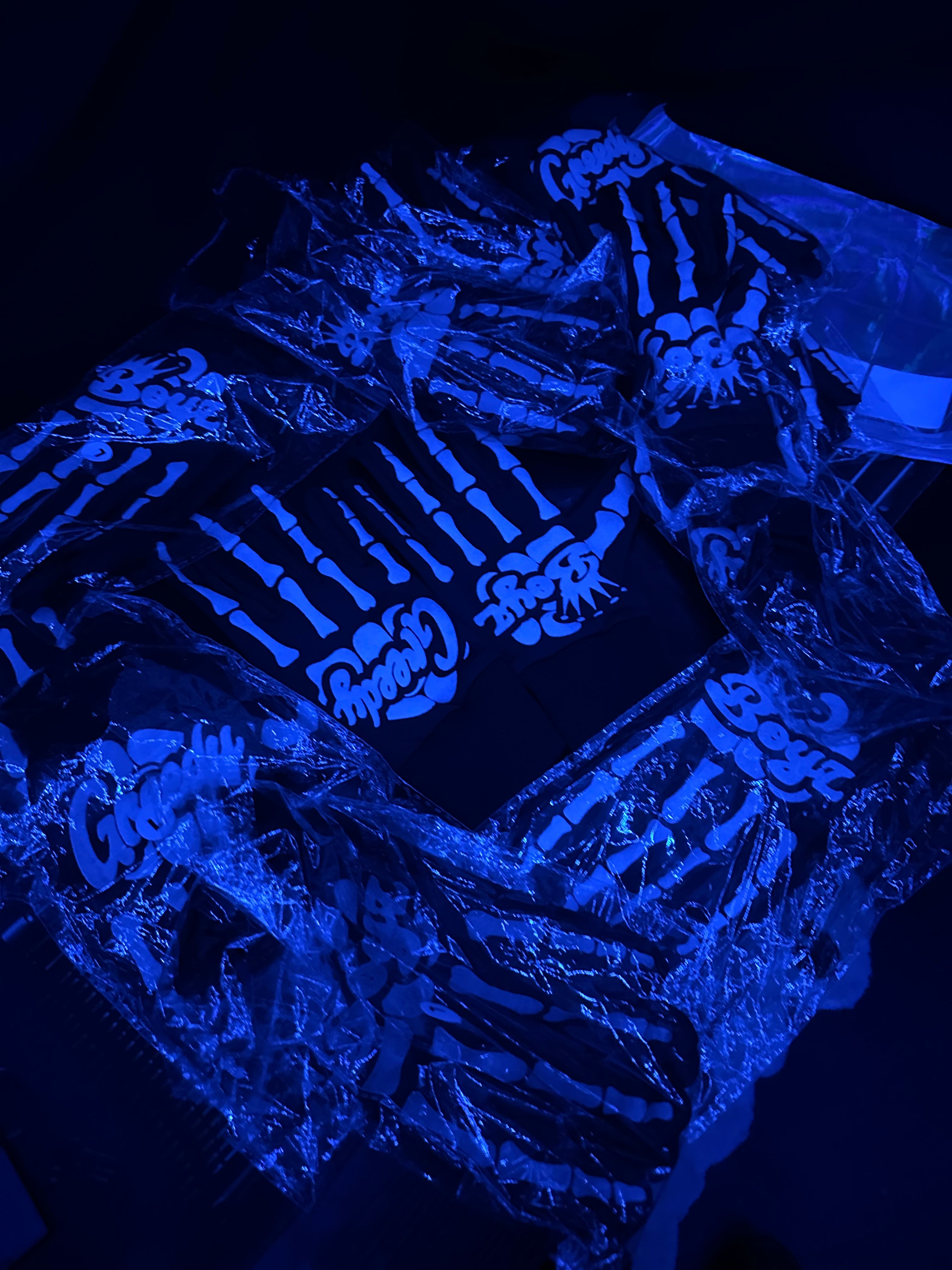 GreedyBoyz skeleton gloves