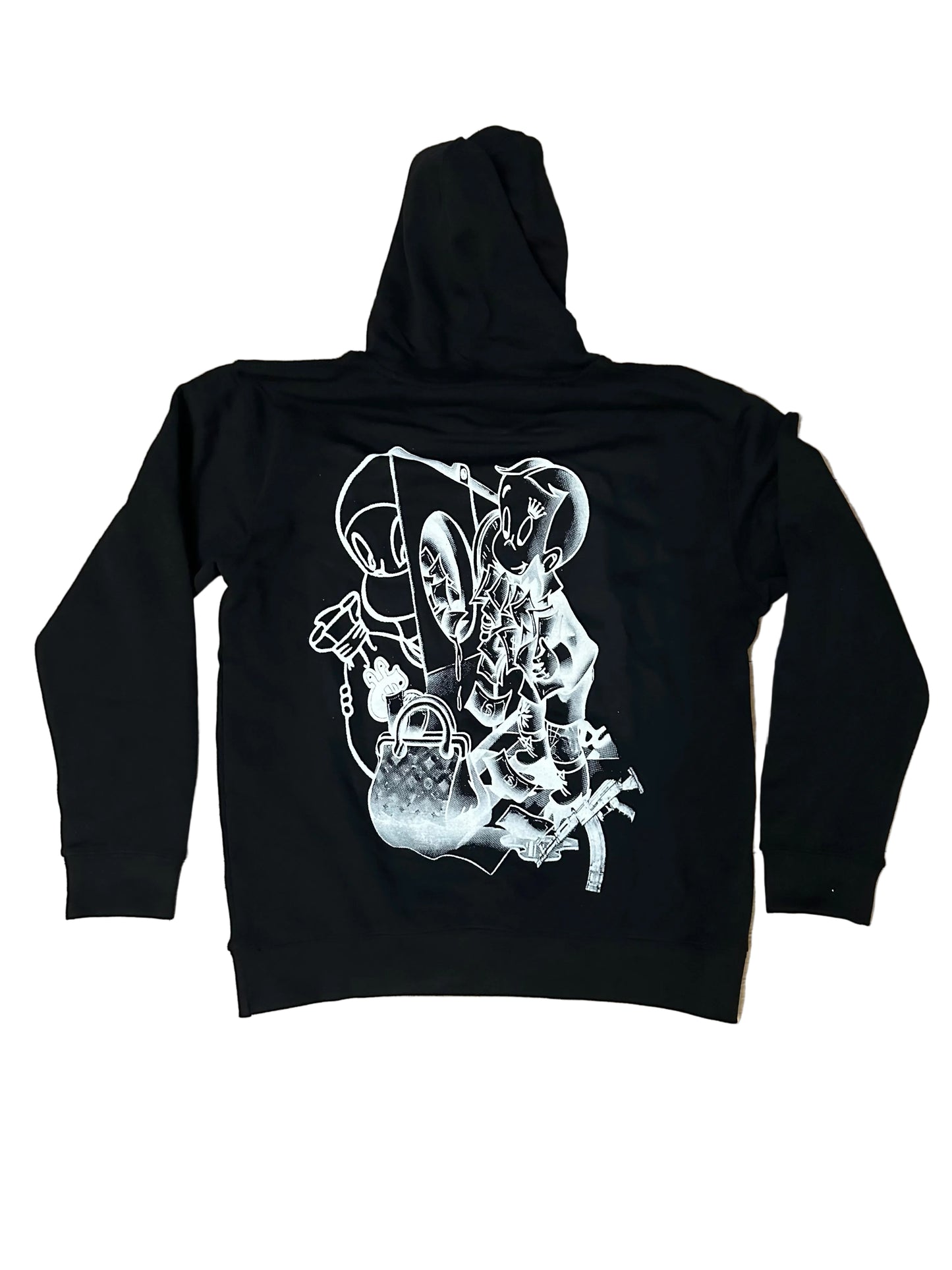 Rhinestone hoodie #1