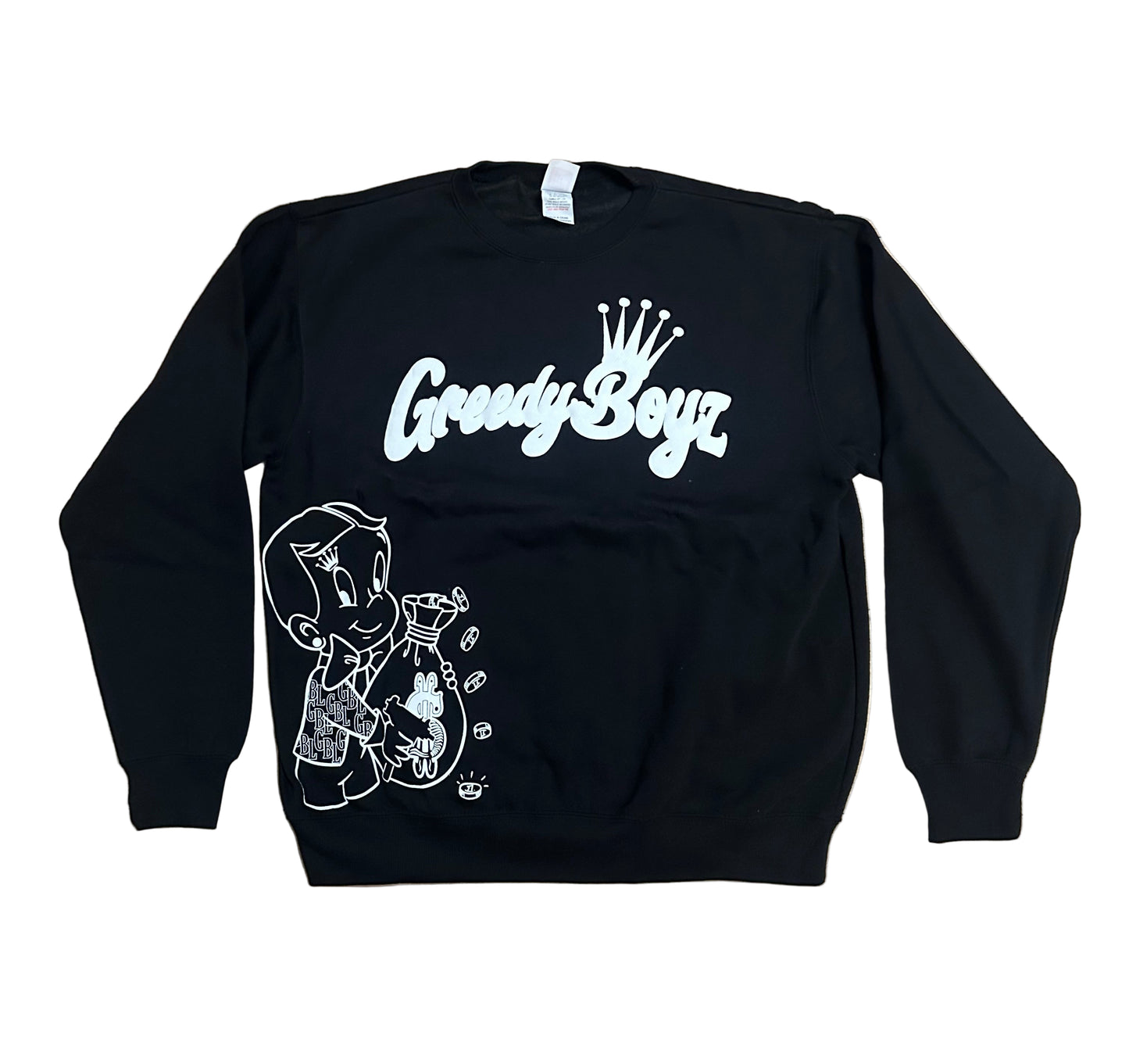 GB Black crewneck ￼