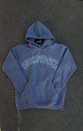 GRY-Rhinestone Hoodie ￼