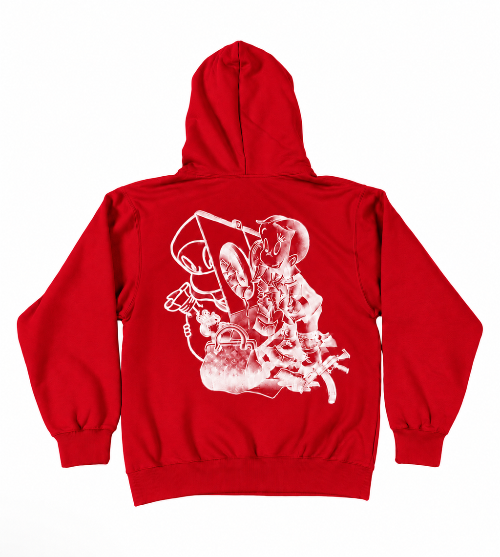 GreedyBoyz Red Hoodie
