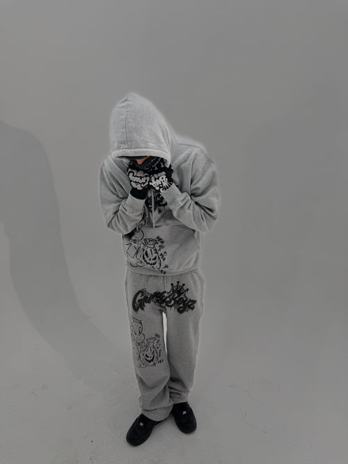 Gray GreedyBoyz Hoodie
