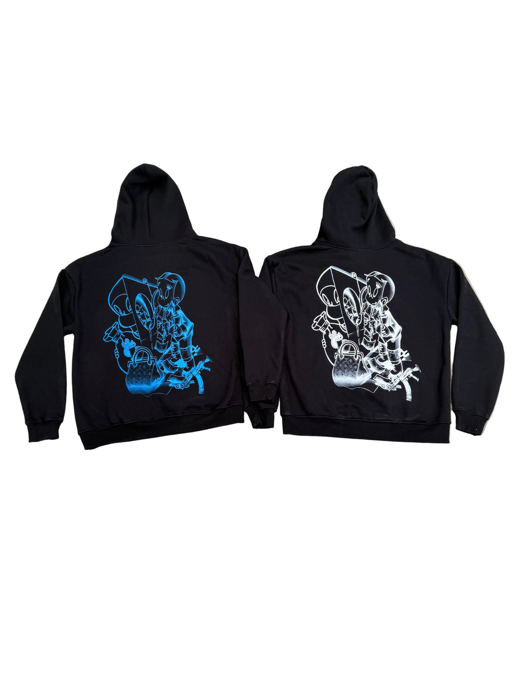 Black prayinghands hoodie ￼