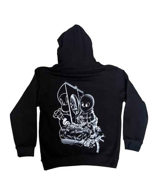 Black hoodie