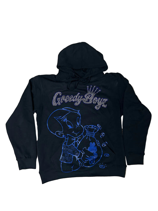 Rhinestone hoodie #2