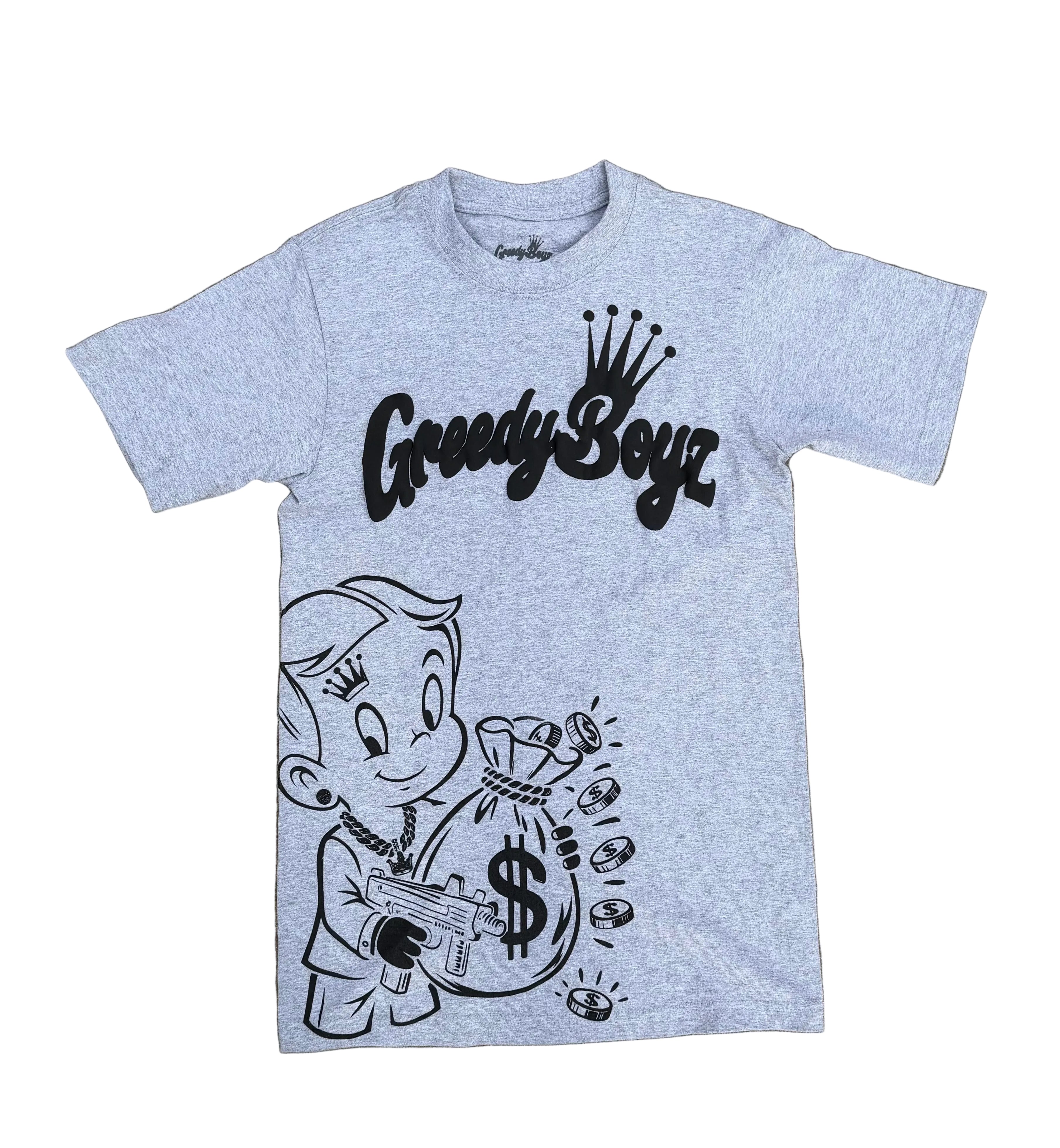 Gray GreedyBoyz T-shirt