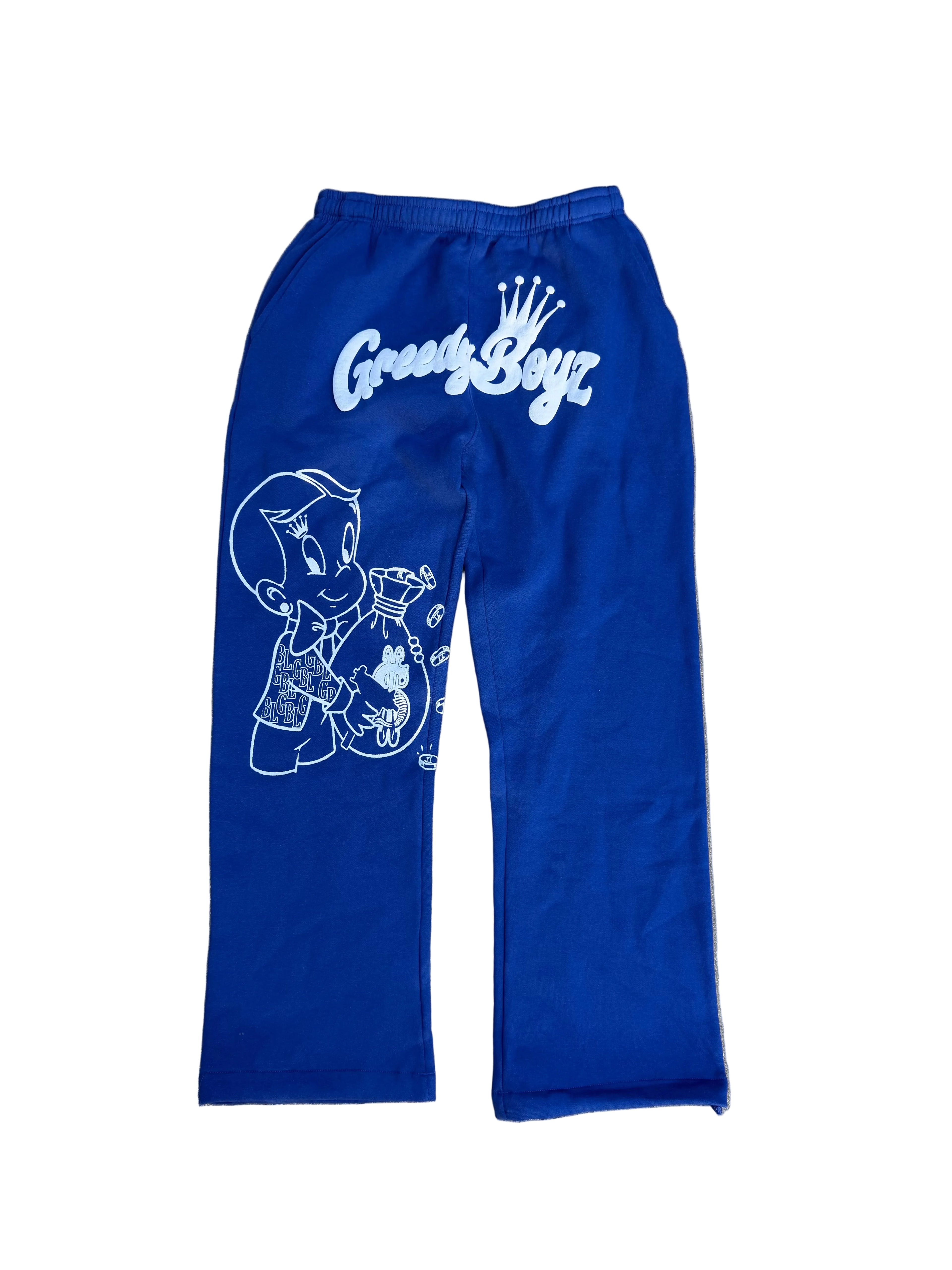#2 blue GreedyBoyz sweats ￼