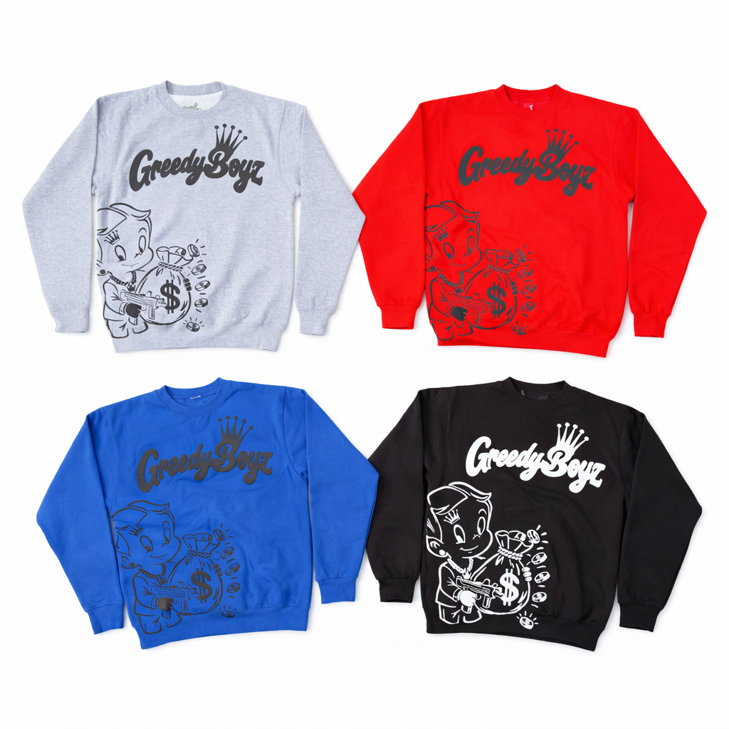 GreedyBoyz crewneck￼￼