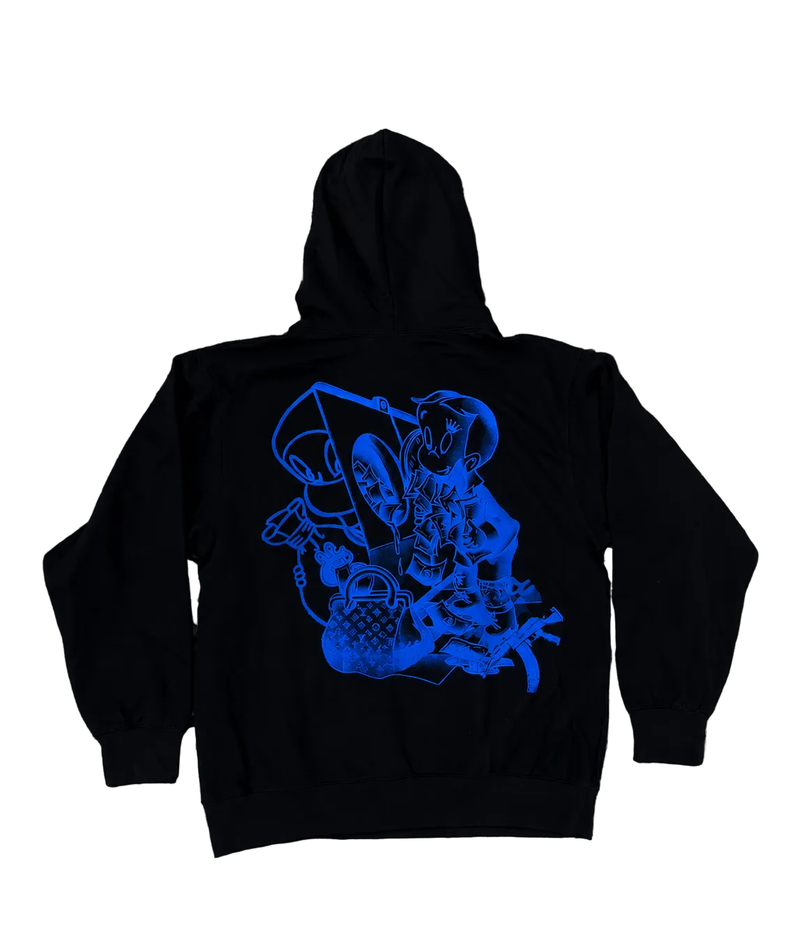 Blue GreedyBoyz hoodie ￼