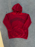 RED-Rhinestone Hoodie
